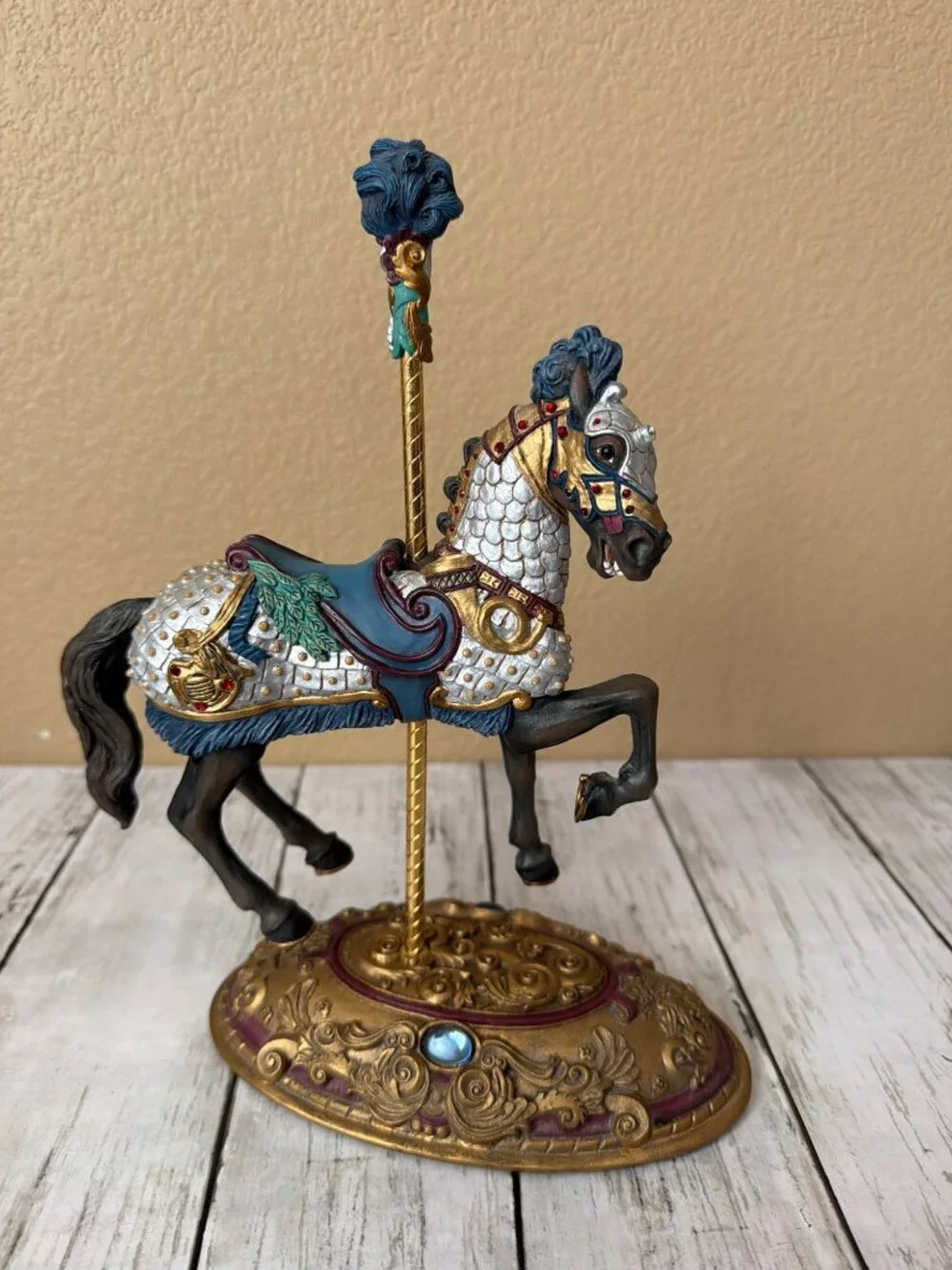 Set of 3 Willitts Carousel Classics Ann Dezendorf Ltd Ed Horse Zebra Eagle Back - Picture 10 of 16